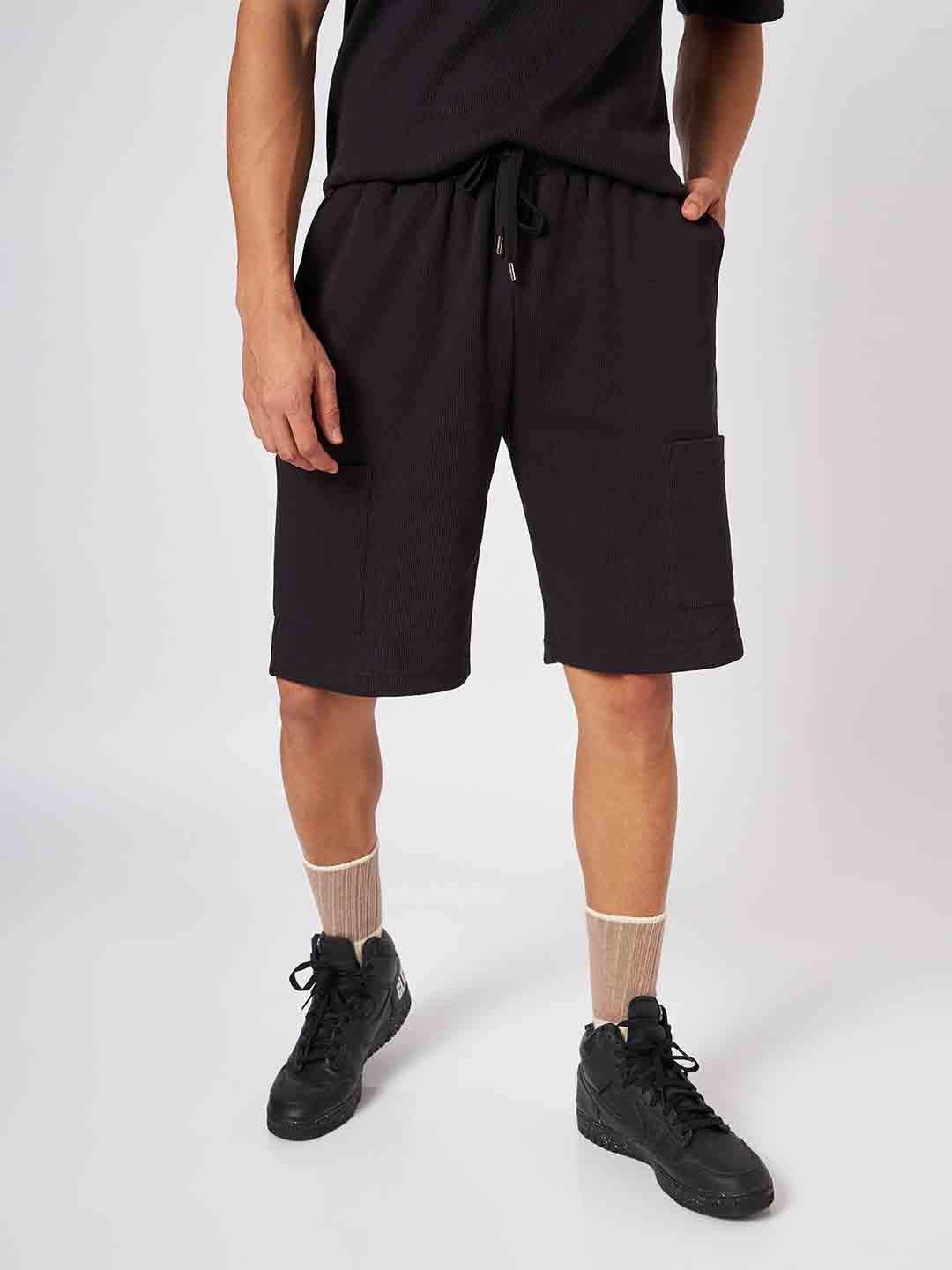 

CAVA Knee-Length Cargo Shorts, Black