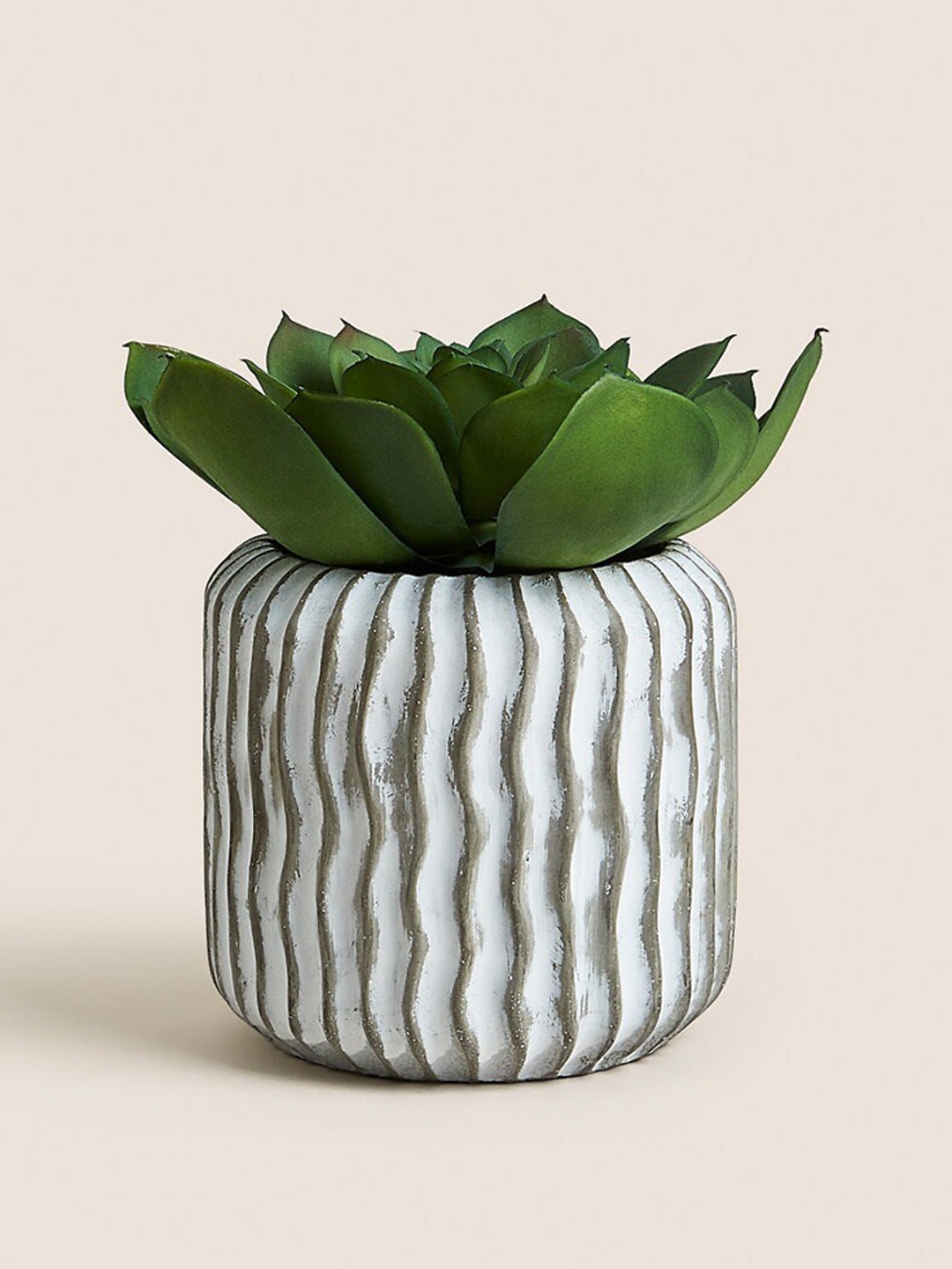 

Marks & Spencer Succulent Artificial Plant With Grey Pot