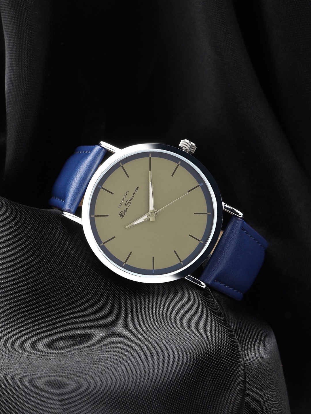 

BEN SHERMAN Men Dial & Leather Straps Analogue Watch BS091U, Grey