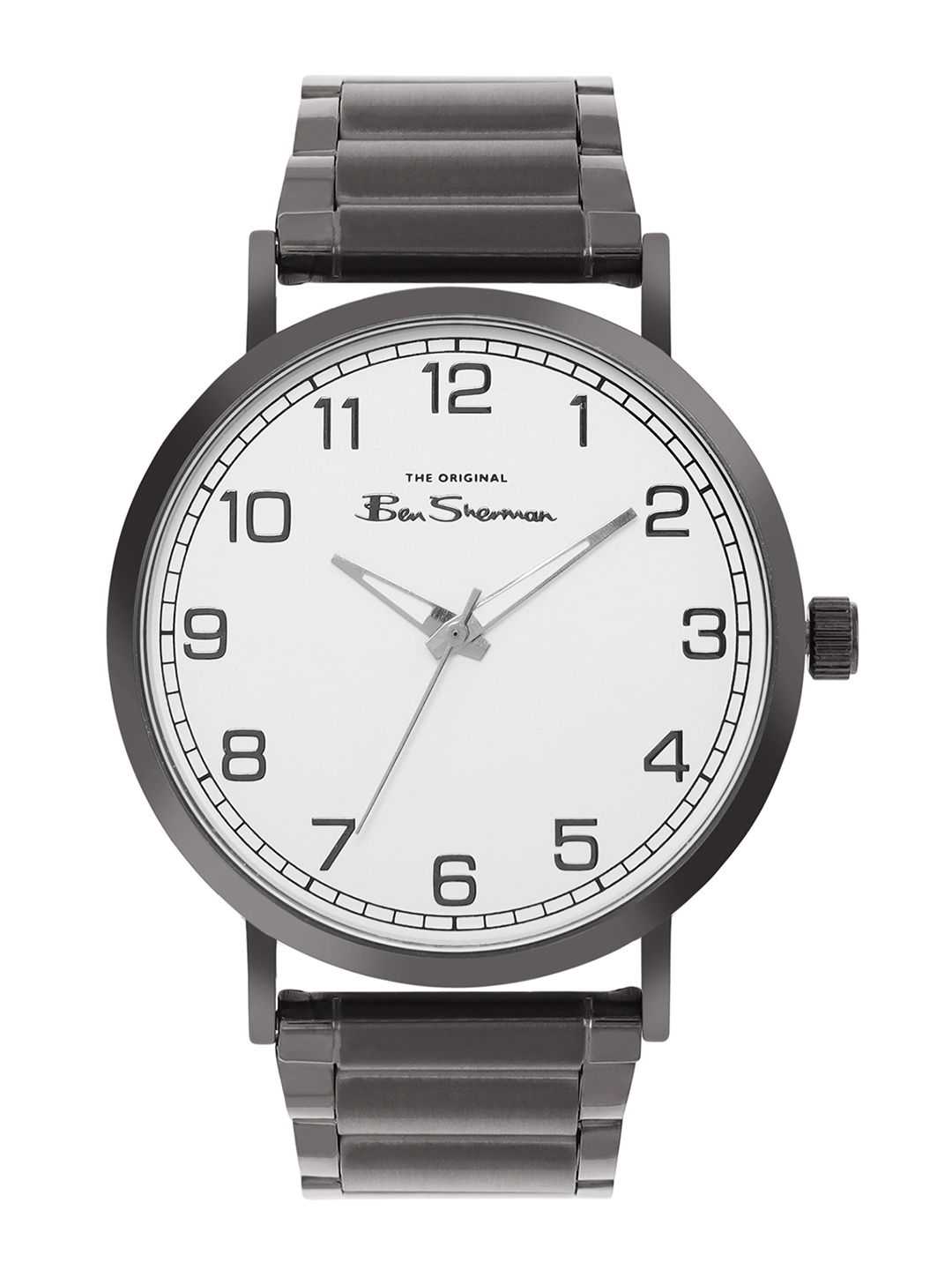 

BEN SHERMAN Men Stainless Steel Bracelet Style Analogue Watch BS095WBM, White