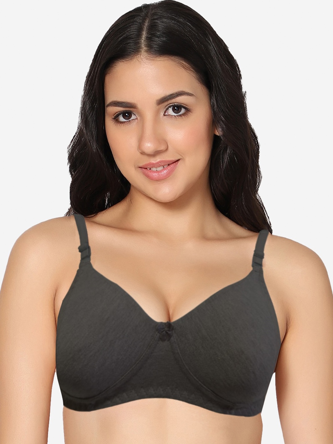 

In Care Non Padded Pure Cotton T-shirt Bra - Full Coverage, Black