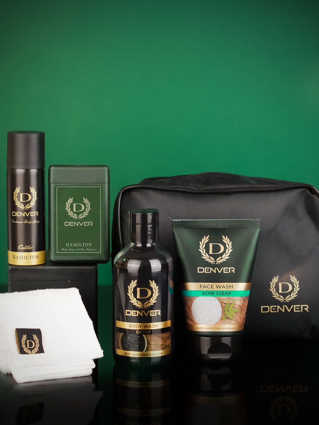 

Denver Travel Grooming Kit, Green