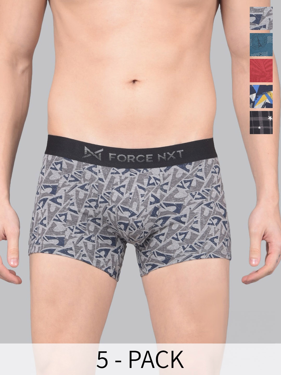 Force NXT Pack Of 5 Assorted Trunks