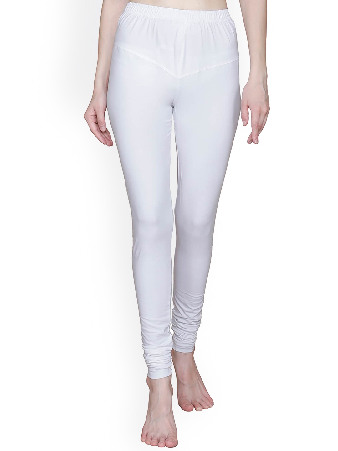 

T.T. Bio Wash Churidar Length Leggings, White