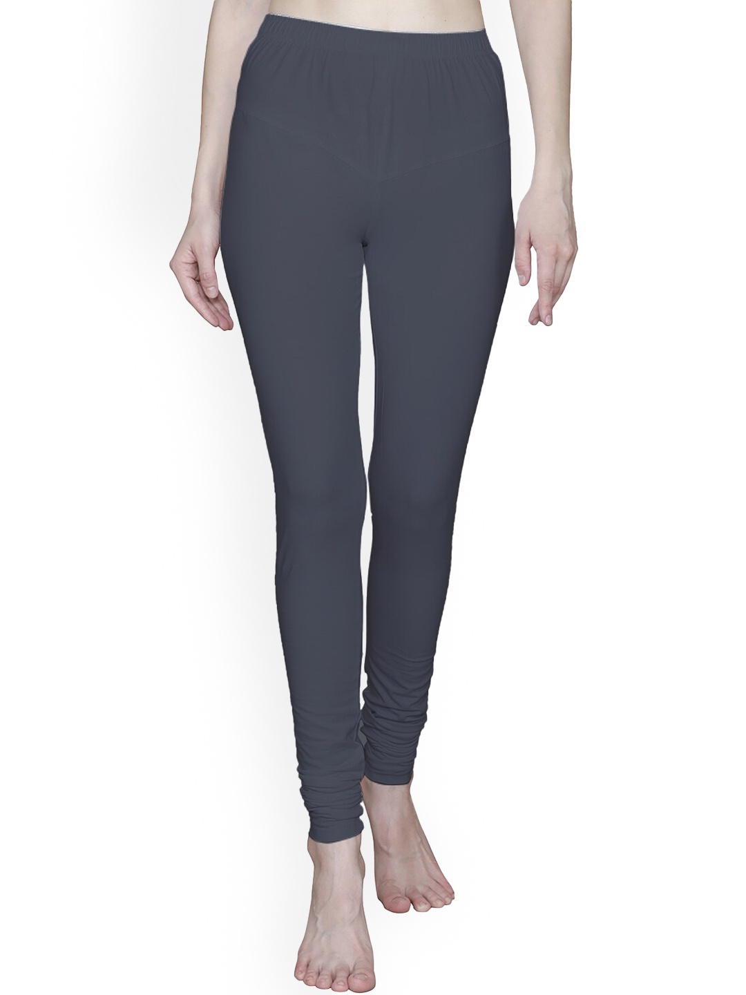 

T.T. Bio Wash Churidar Length Leggings, Charcoal