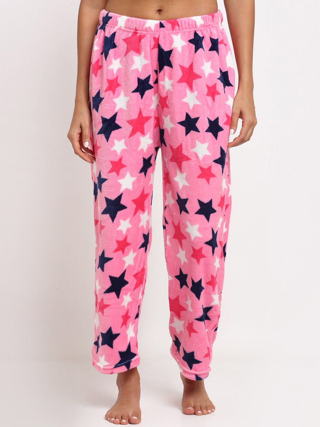 

NEUDIS Printed Fleece Lounge Pant, Pink