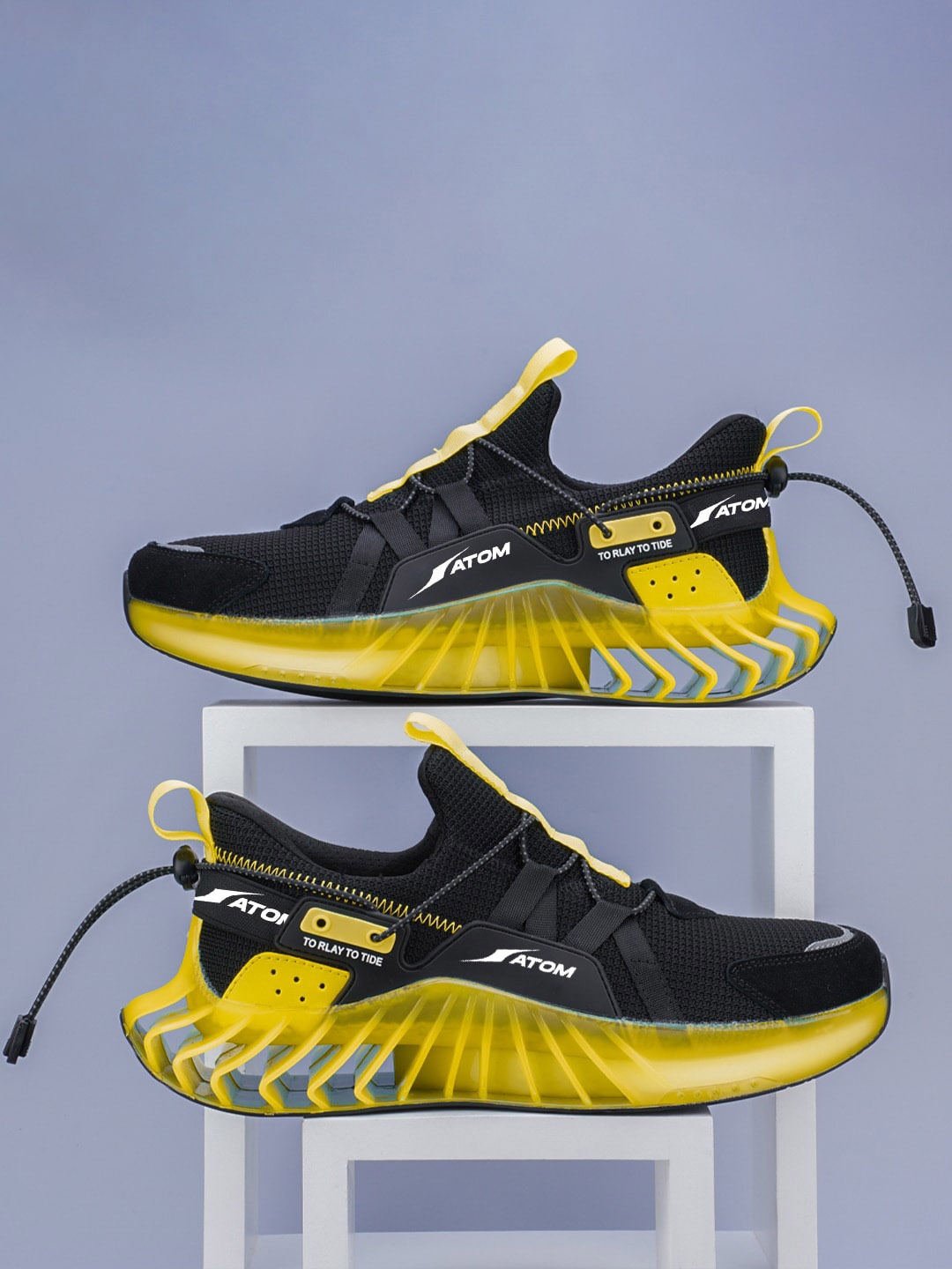 

Atom Men Good Vibes Lace-Up Sneakers, Black