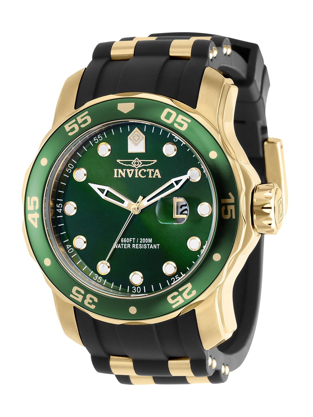 

Invicta Men Stainless Steel Bracelet Style Straps Analogue Watch 39100, Green