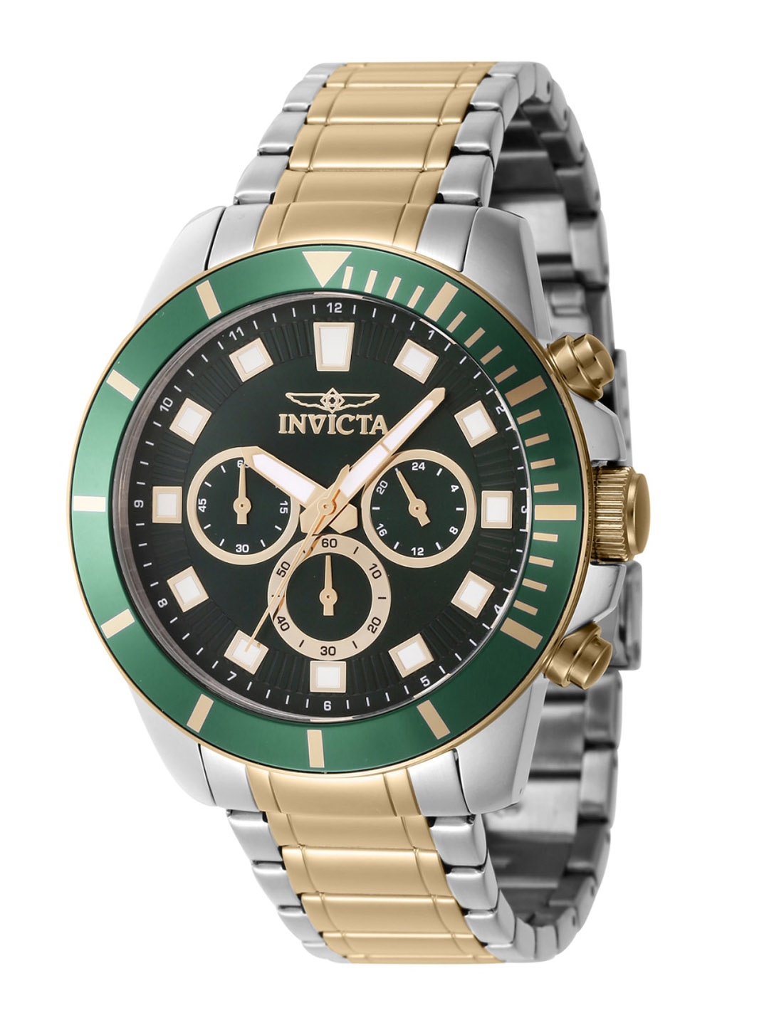 

Invicta Men Pro Diver Chronograph Quartz Green Dial Analog Watch 46048