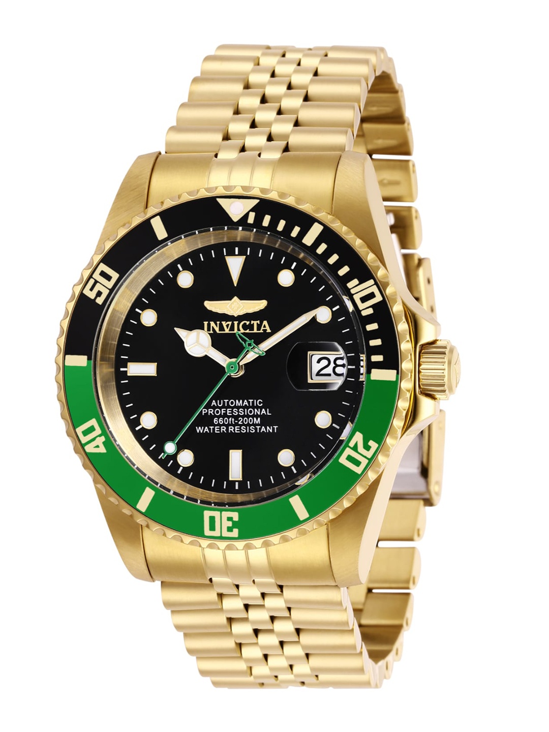 

Invicta Men Bracelet Style Straps Analogue Automatic Watch 29184, Black