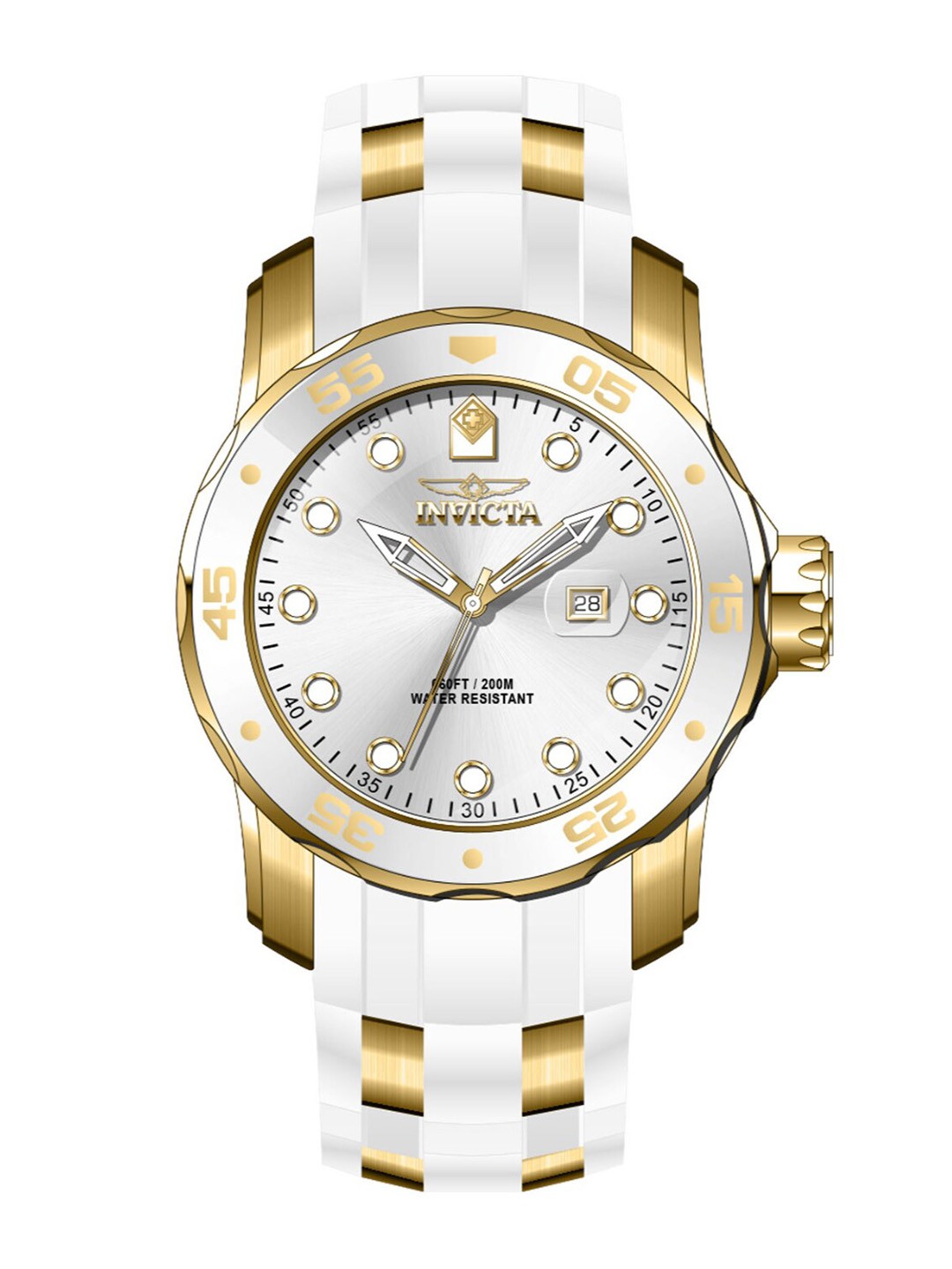 

Invicta Unisex Stainless Steel Bracelet Style Straps Reset Time Analogue Watch 39099, Silver