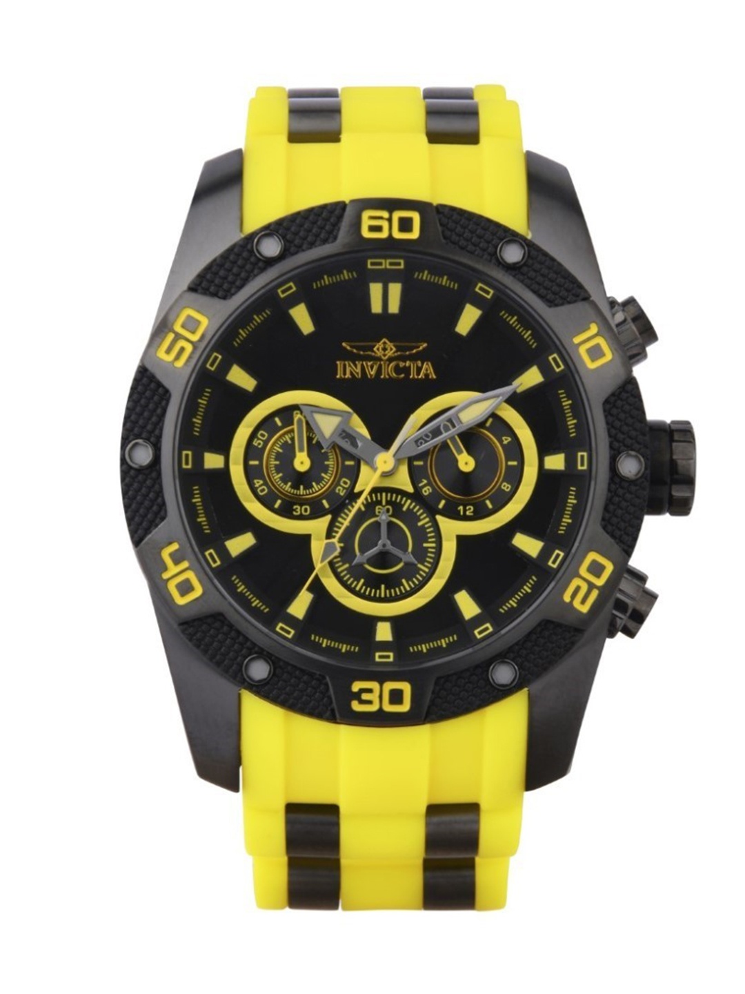 

Invicta Speedway Men Stainless Steel Bracelet Style Strap Chronograph Analogue Watch 40057, Black