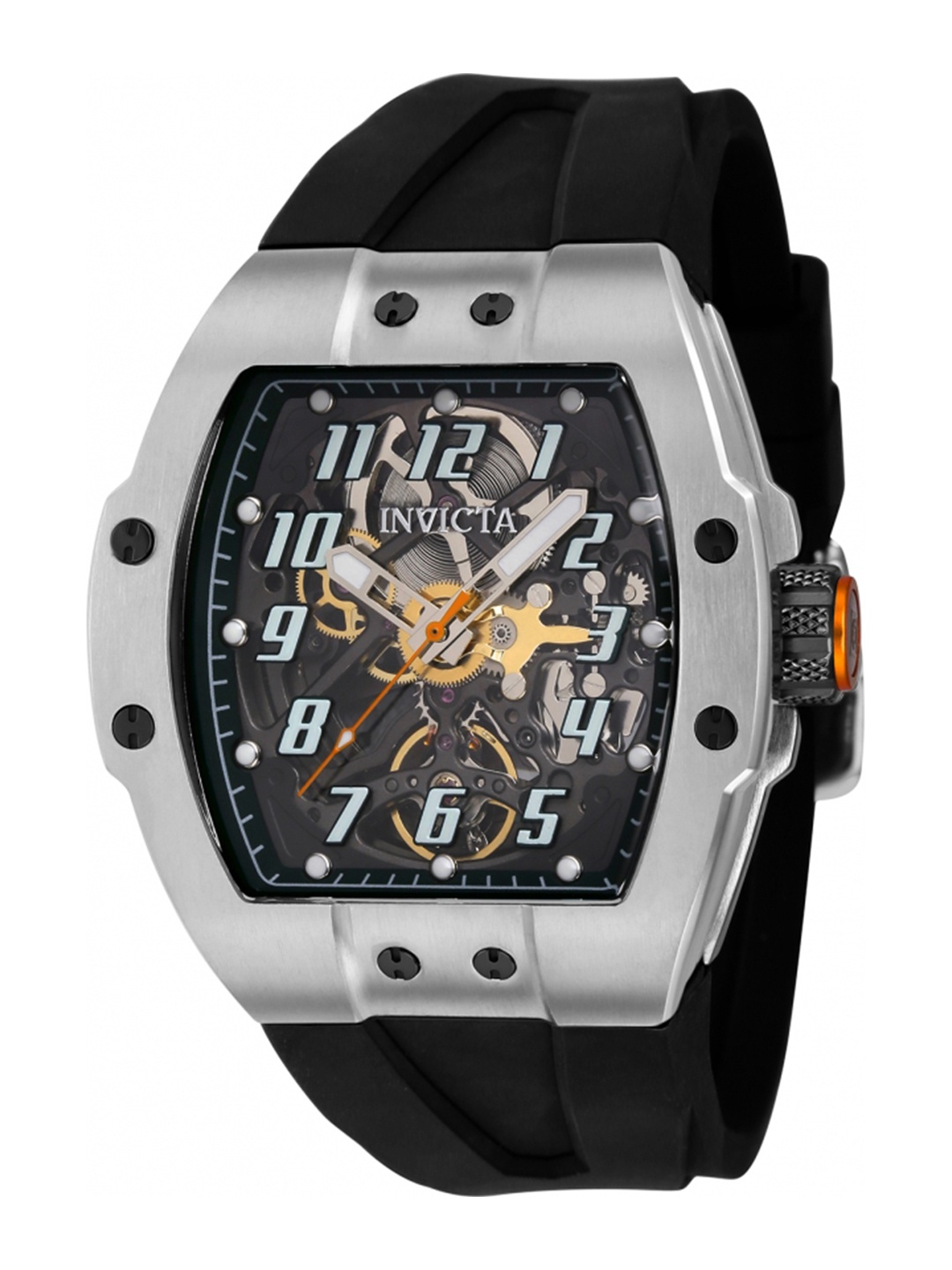 

Invicta JM Correa Men Skeleton Dial Wrap Around Strap Analogue Automatic Watch 43511, Black