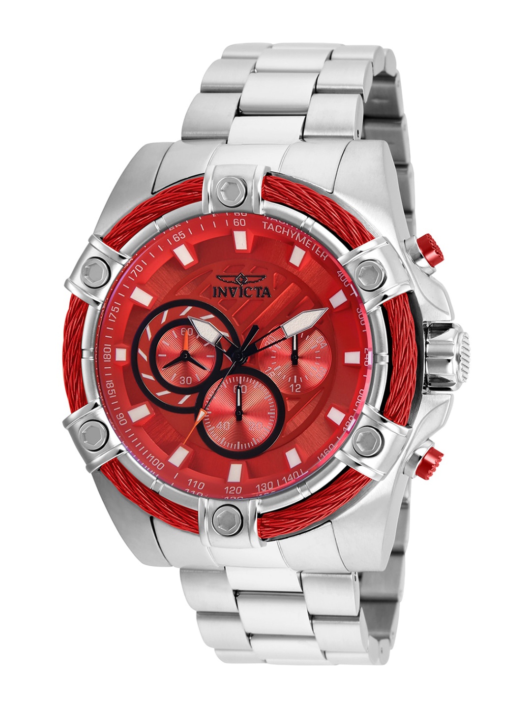 

INVICTA Men Bolt Chronograph Watch 25514, Red