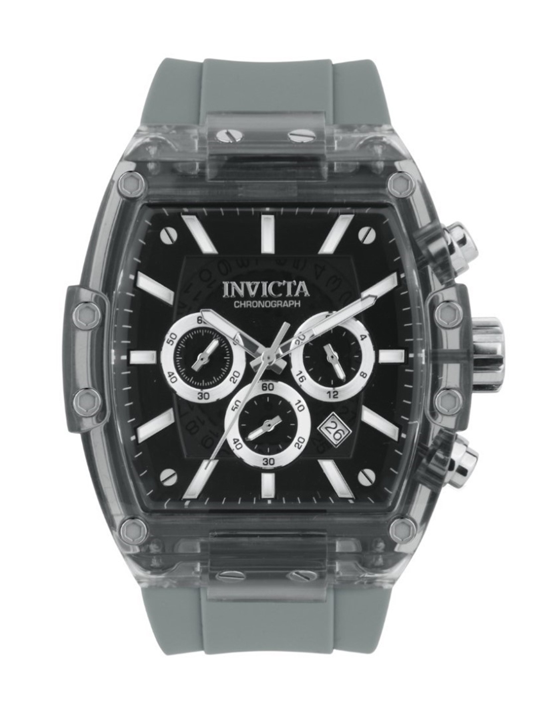 

Invicta S1 Rally Men Solid Dial Chronograph Analogue Watch 44349, Black