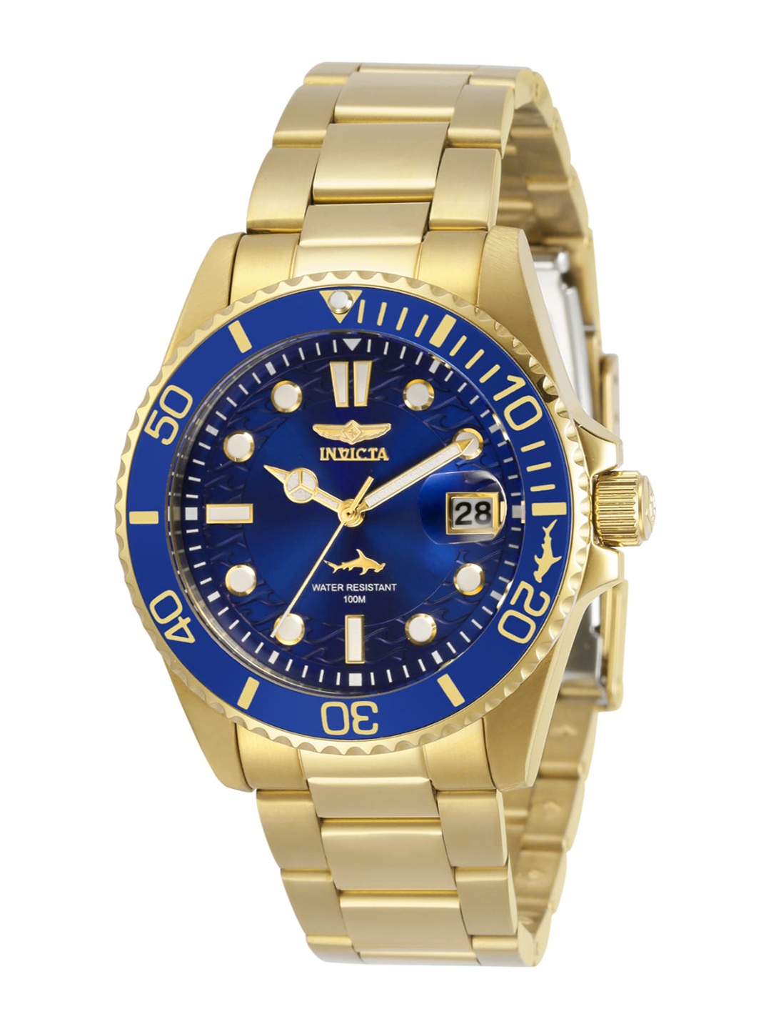 

Invicta Men Stainless Steel Bracelet Style Straps Chronograph Watch 30484, Blue