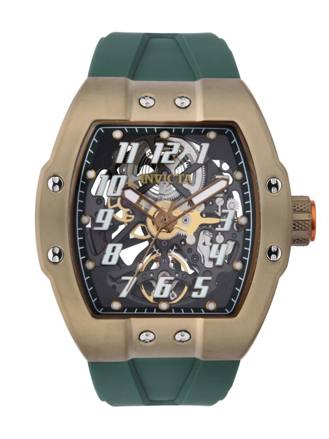 

Invicta JM Correa Men Skeleton Dial Analogue Automatic Watch 43522, Brown