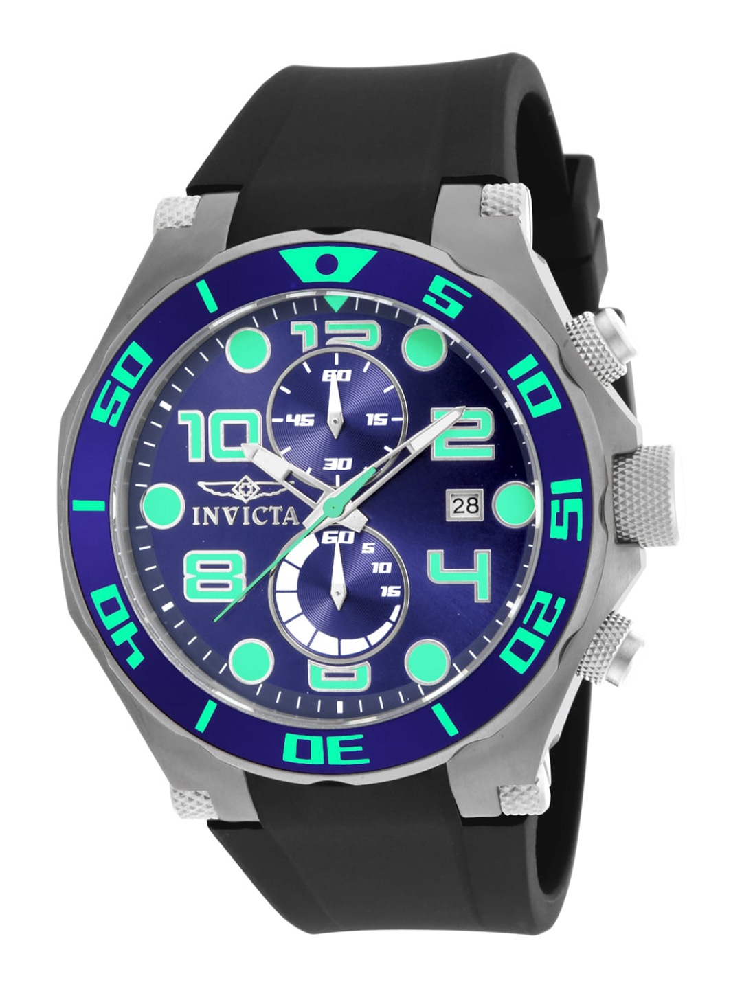 

Invicta Men Pro Diver Chronograph Watch 17813, Blue
