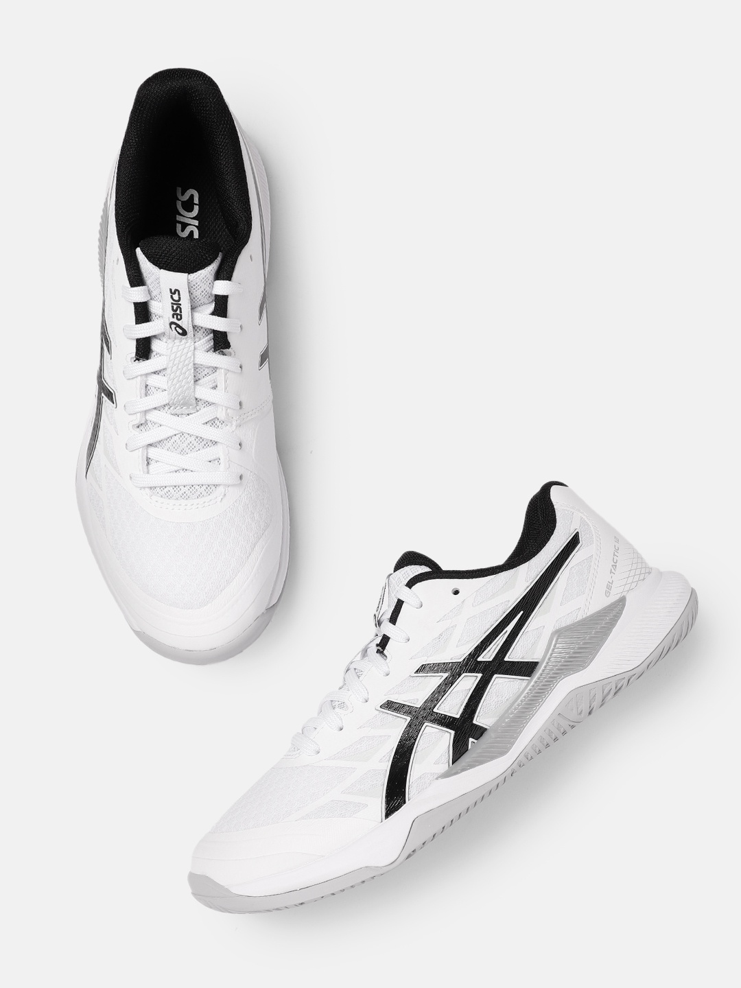 

ASICS Men Woven Design GEL-TACTIC 12 Badminton Shoes, White