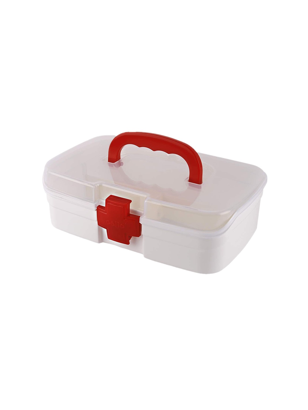 

Cello Medico White Rectangular Small First Aid Box