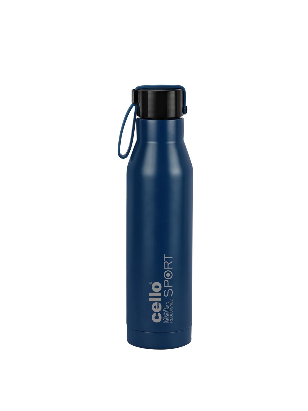 

Cello Blue & Black Stainless Steel Vaccum Insulated Water Bottle - 750 ml
