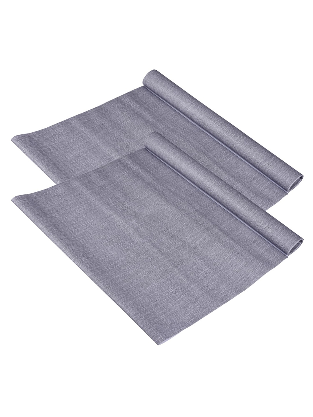 

Kuber Industries 2 Pcs Grey Anti-Skid Kitchen Shelf Liner Organiser