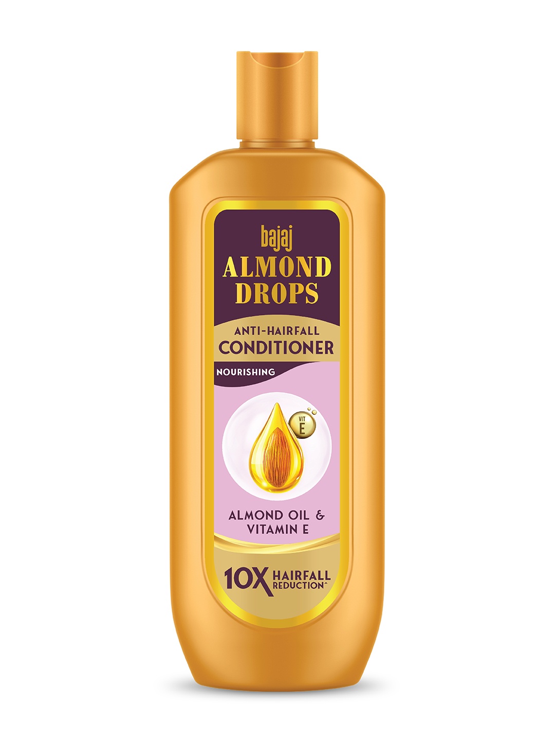 

BAJAJ CONSUMER CARE Almond Drops Anti-Hairfall Conditioner with Vitamin E - 175ml, Gold