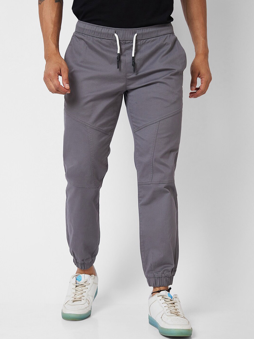 

VASTRADO Men Classic Cotton Joggers, Grey