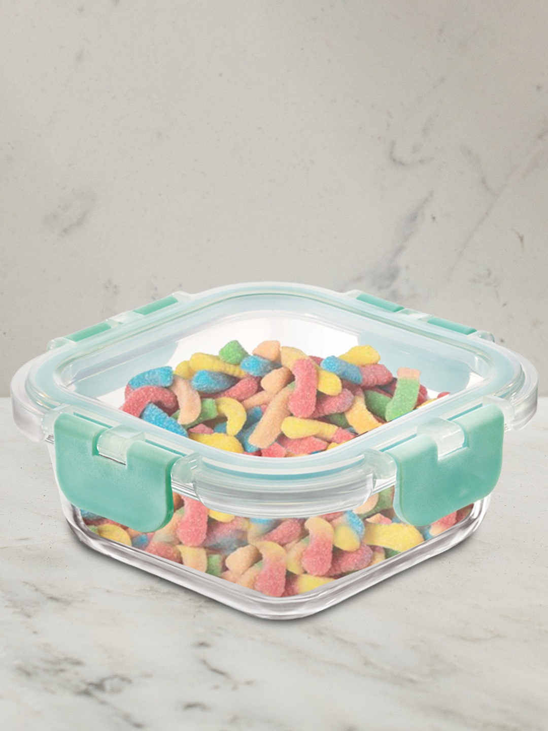 

Allo FoodSafe Microwave Safe Borosilicate Glass Fridge Storage Containers 160ml, Green