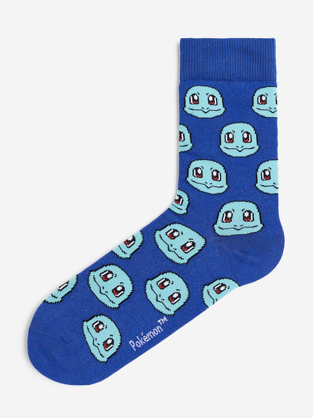

H&M Motif-Detail Socks, Blue