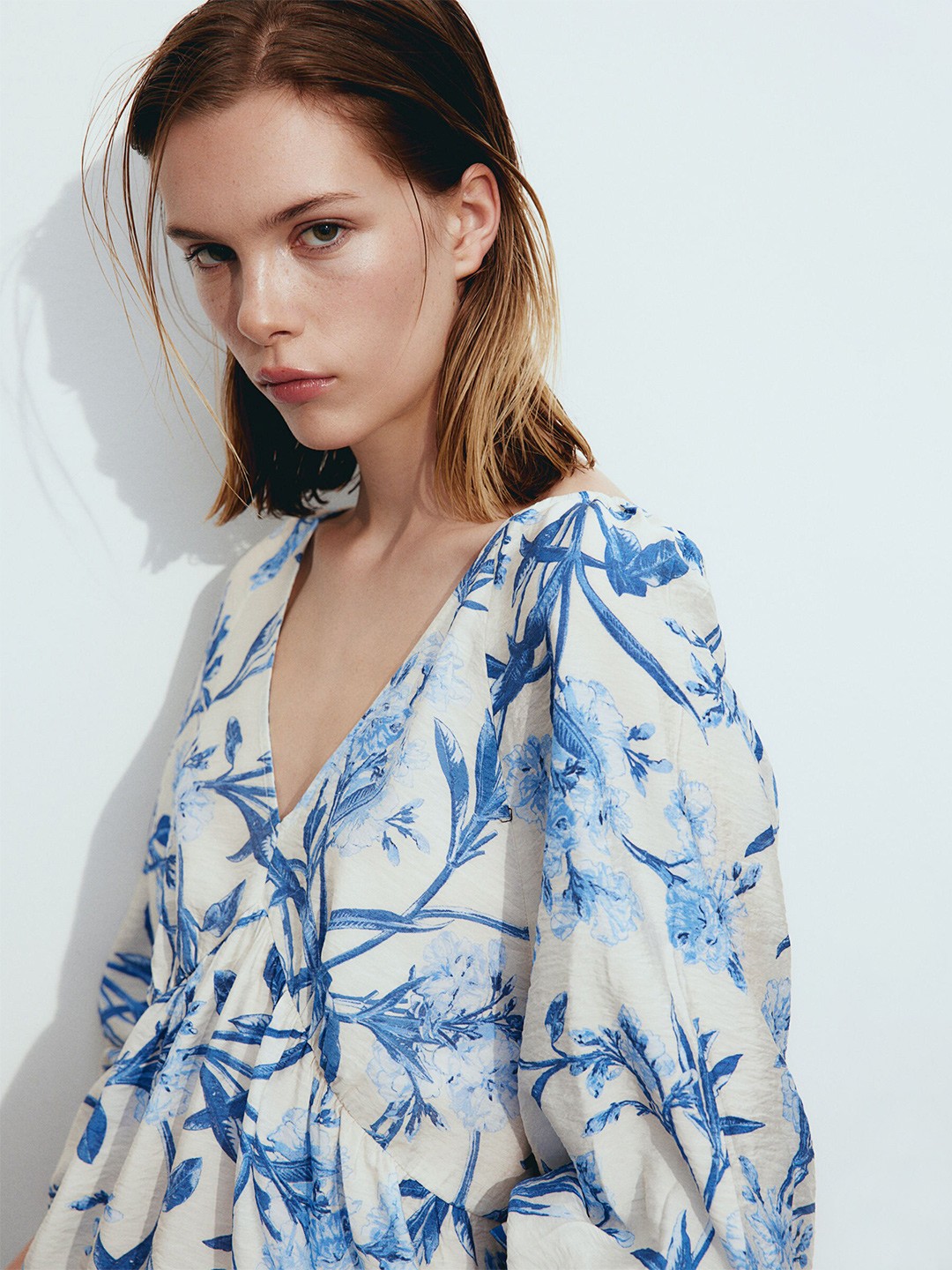 

H&M A-Line Dress, Blue