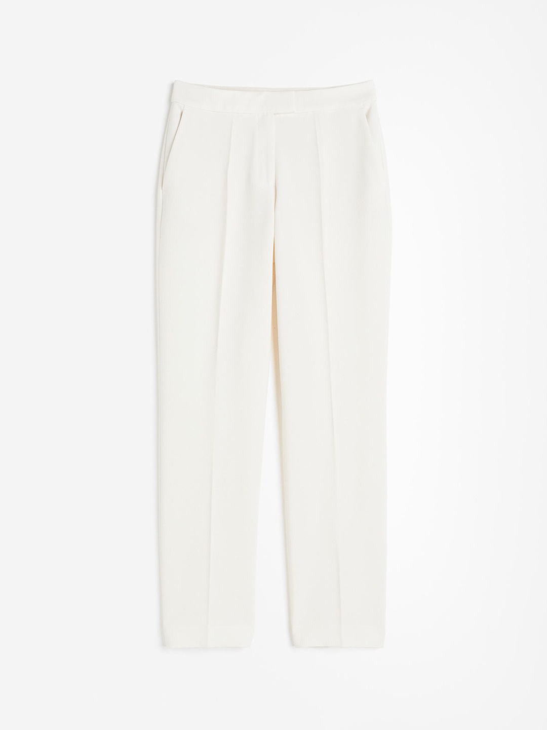 

H&M Women Slim Trousers, White