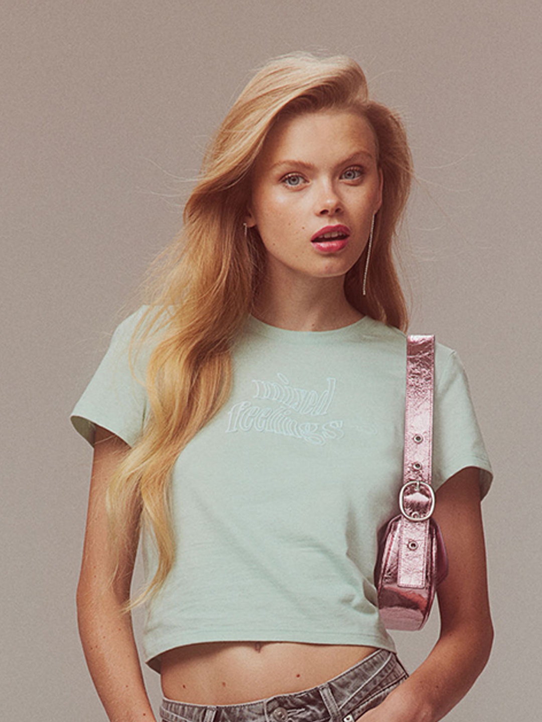 

H&M Pure Cotton Printed T-shirt, Green