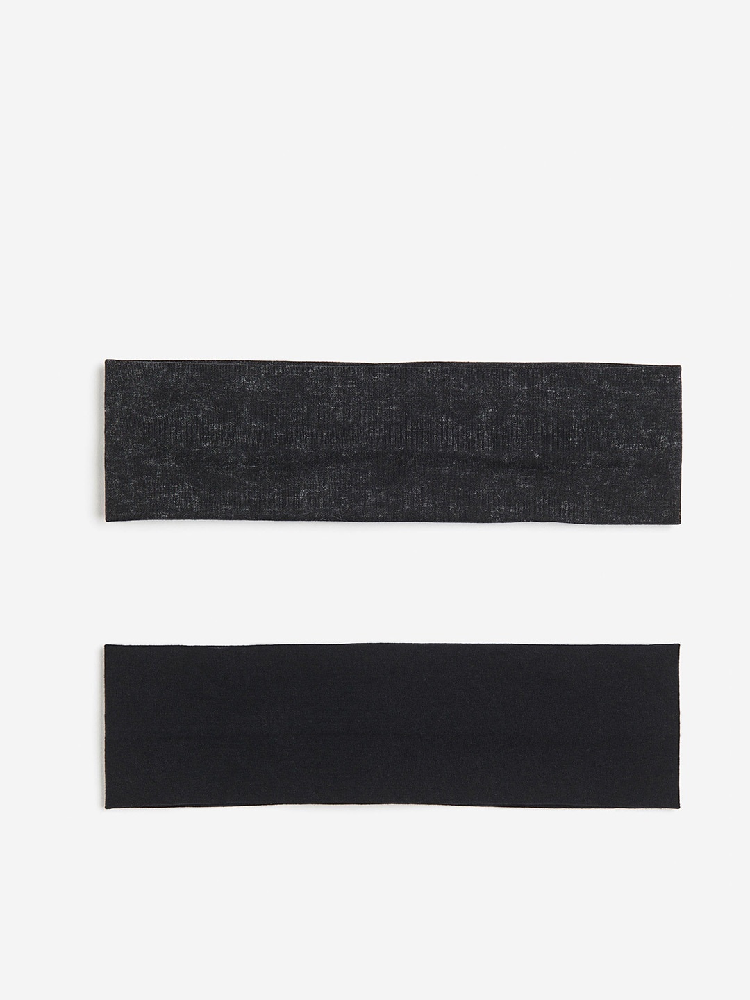 

H&M Women 2-Pack Jersey Headbands, Black
