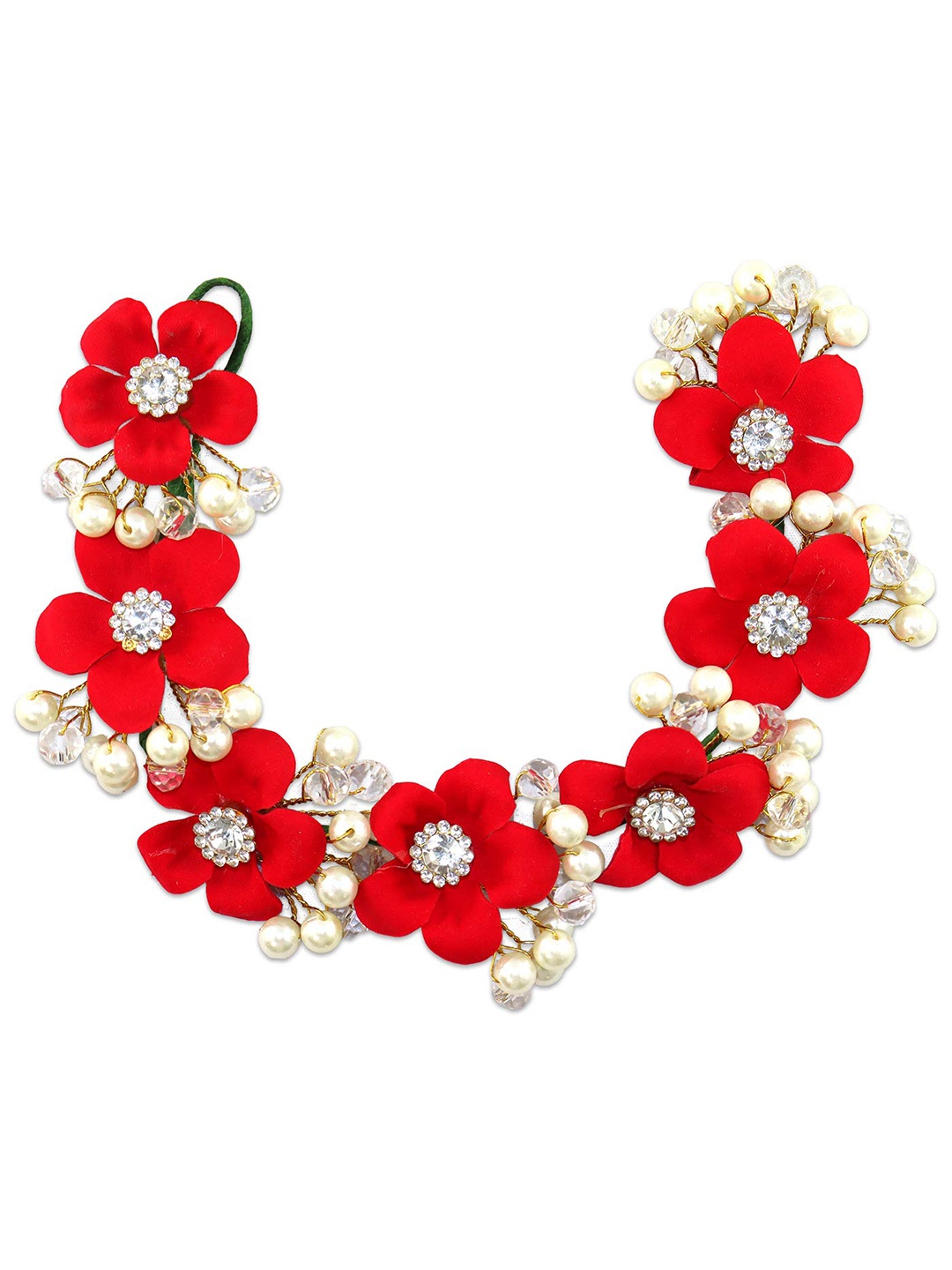 

Krelin Beaded Hair Accessory Set, Red