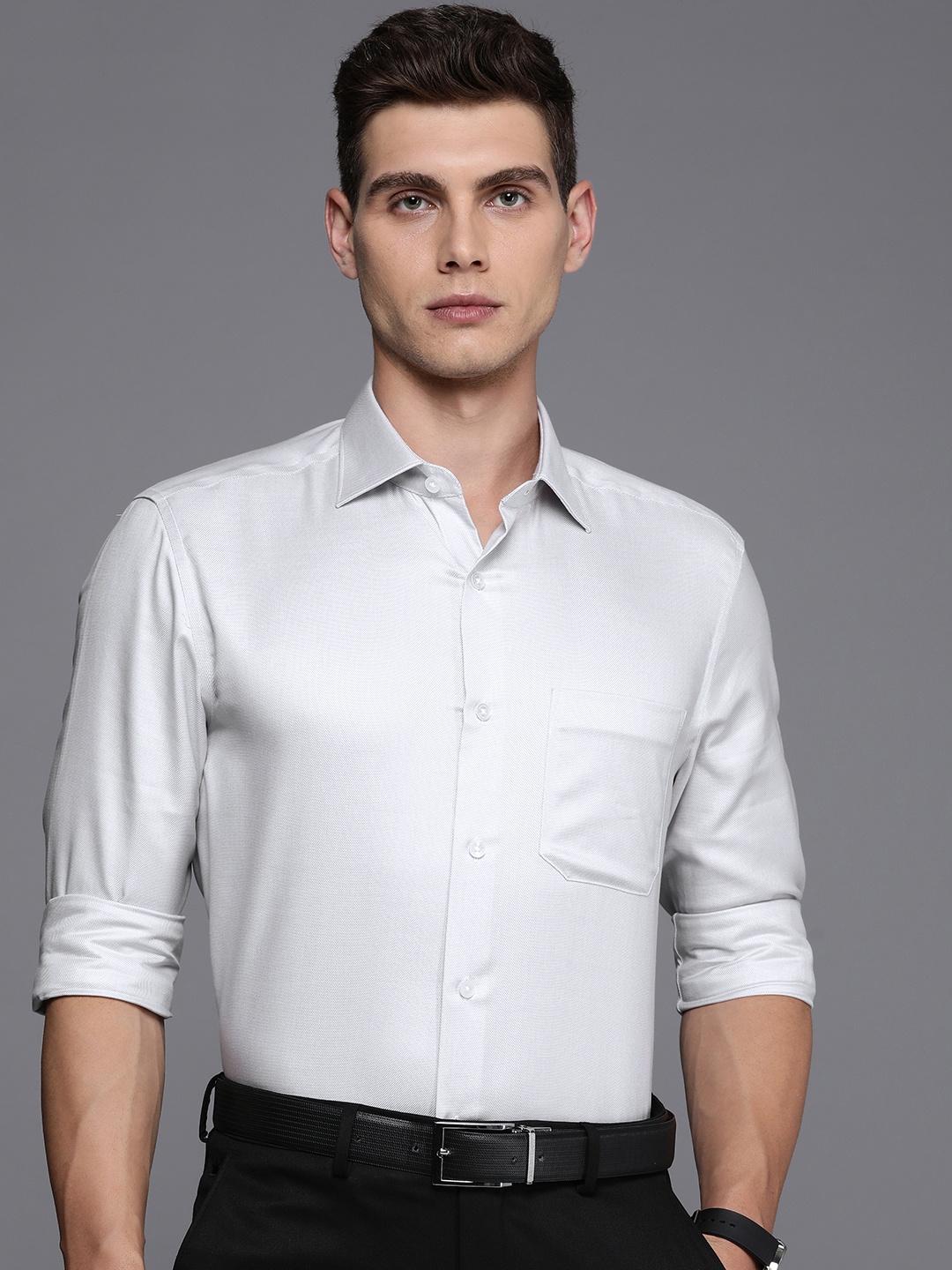 

Louis Philippe Opaque Formal Shirt, Grey