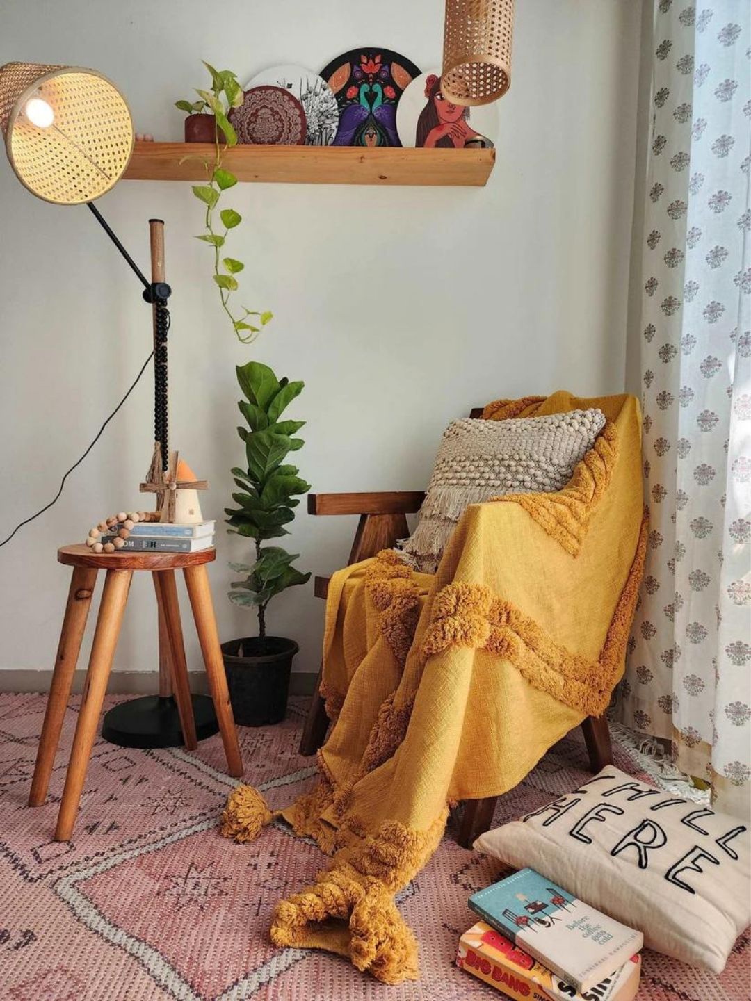 

HYPPY Mustard Striped Cotton Blanket