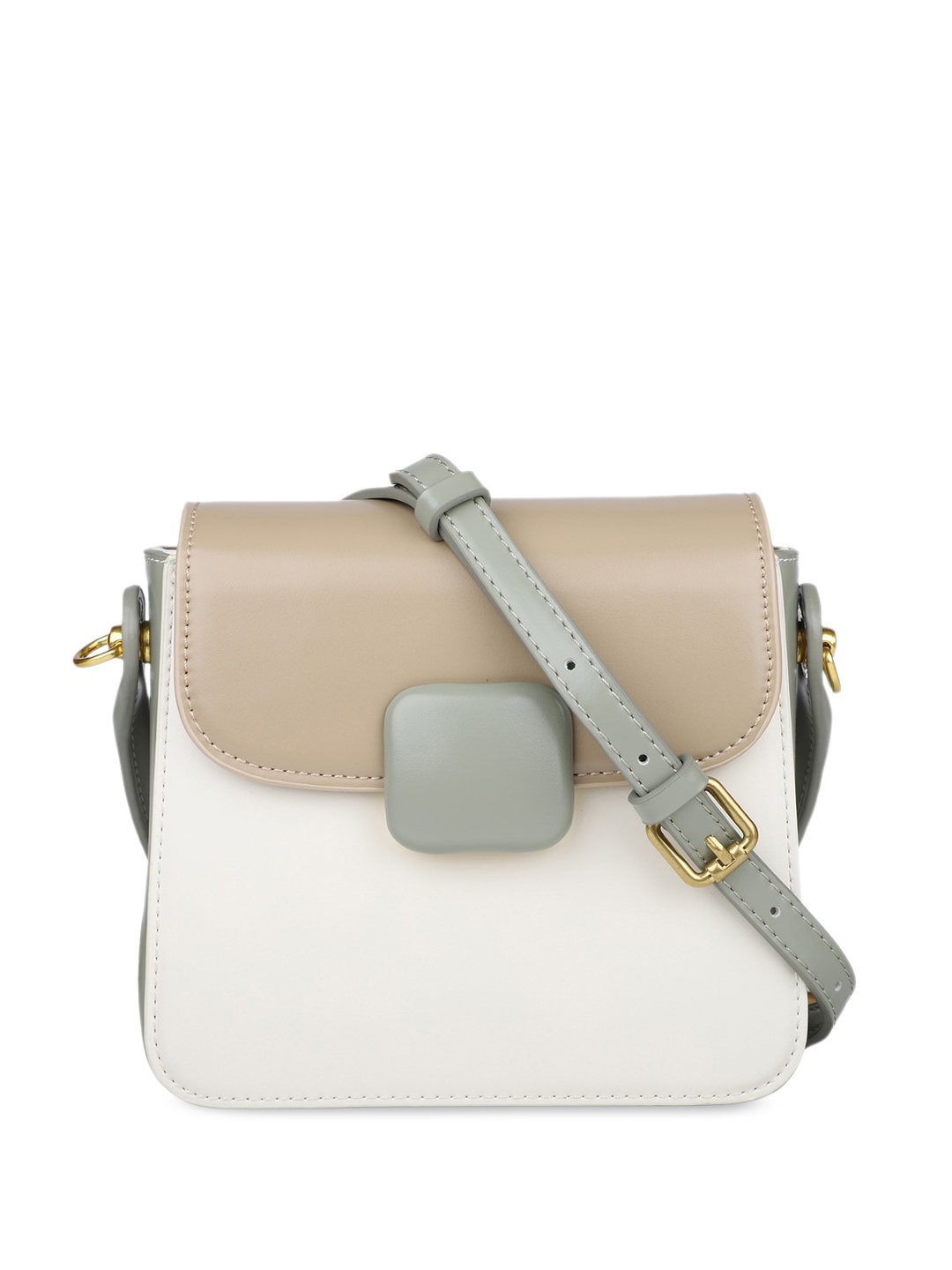 

Inc 5 Colourblocked Sling Bag, Beige