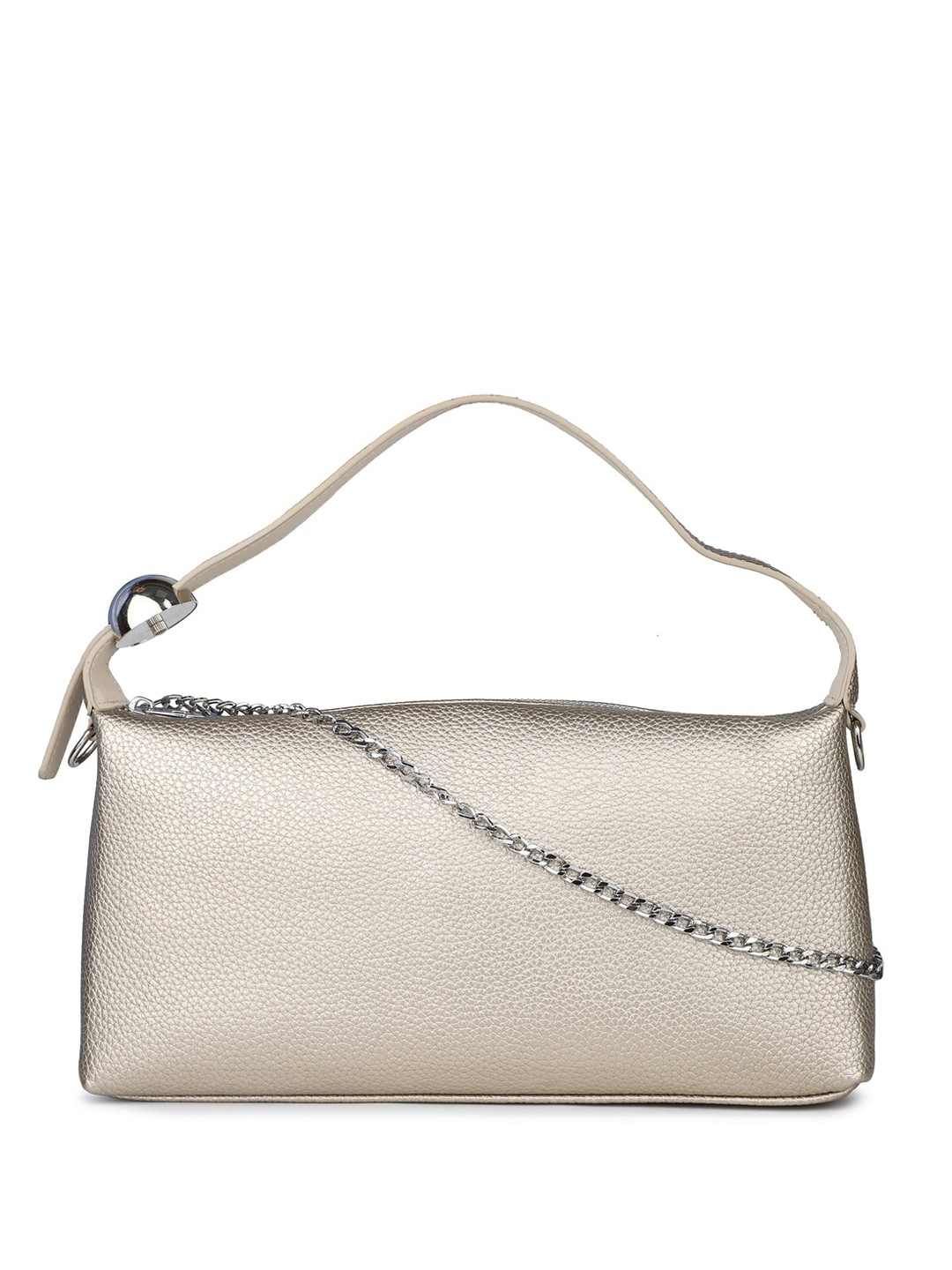 

Inc 5 Textured Synthetic Leather Structured Handheld Bag, Gold
