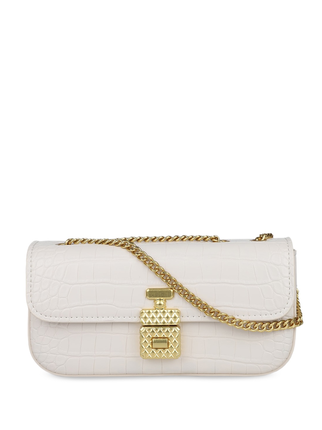 

Inc 5 Animal Textured Sling Bag, Off white