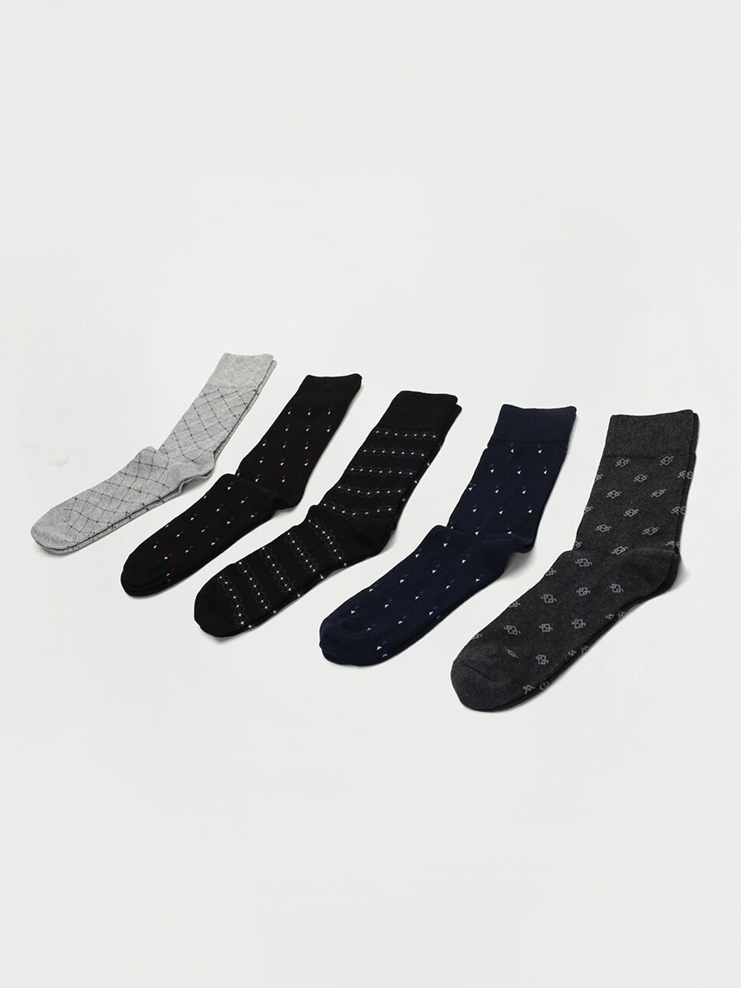 

max Pack Of 5 Above Ankle-Length Socks, Black