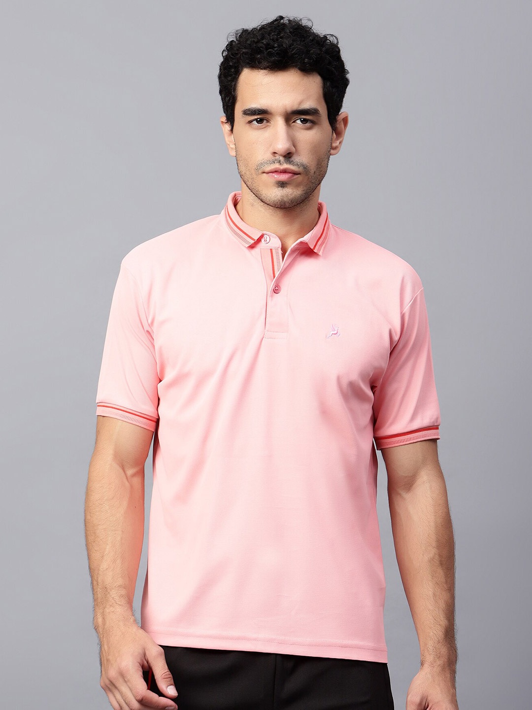 

Trenz Ultra Polo Collar T-Shirt, Peach