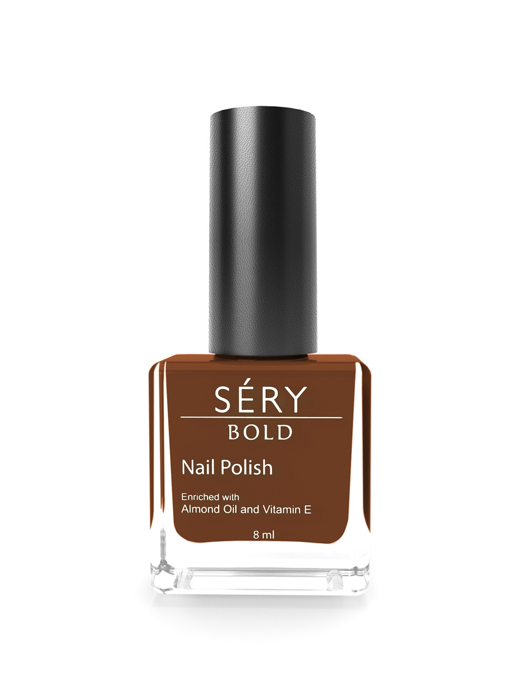 

SERY Bold Quick-Dry & Long-Lasting Nail Polish with Almond Oil - Walnut MNP-10, Brown
