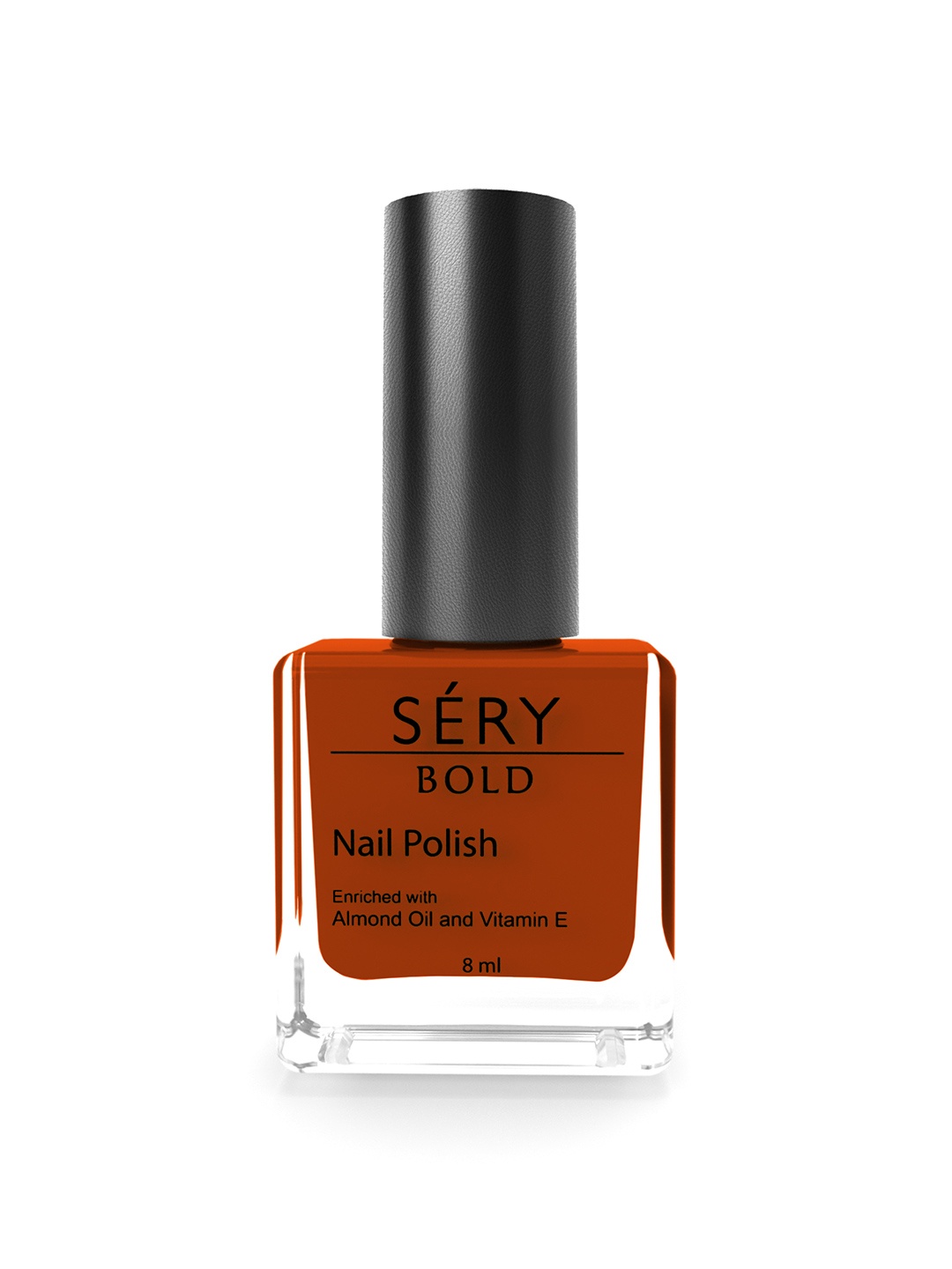 

SERY Bold Quick-Dry Chip-Resistant Nail Polish with Almond Oil - Cinnamon MNP-19, Rust