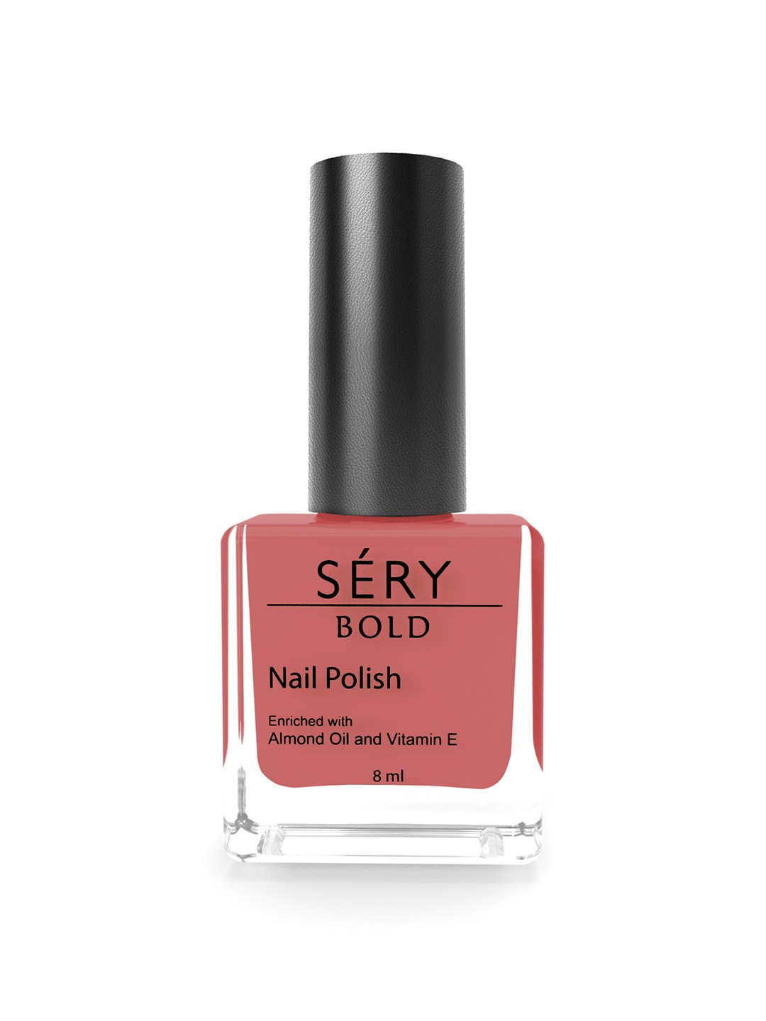 

SERY Bold Quick-Dry Long-Lasting Chip-Resistant Nail Polish with Almond Oil - Melon MNP-02, Pink