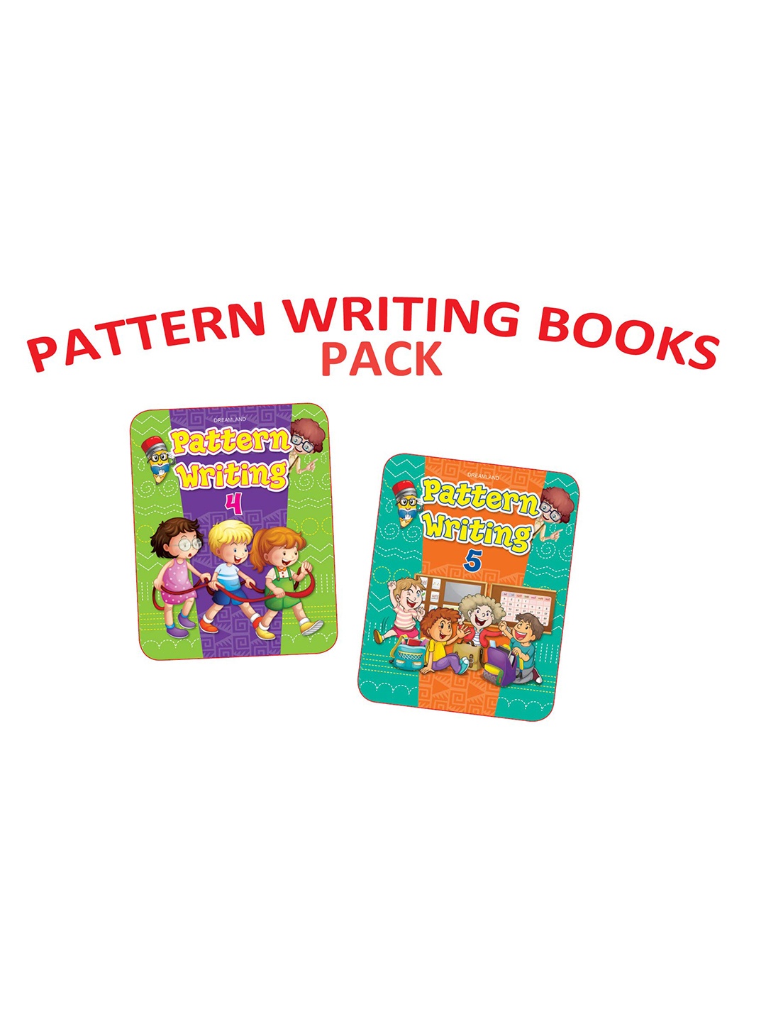 

Dreamland Kids Set of 2 Pattern Writing Activity Book, Purple