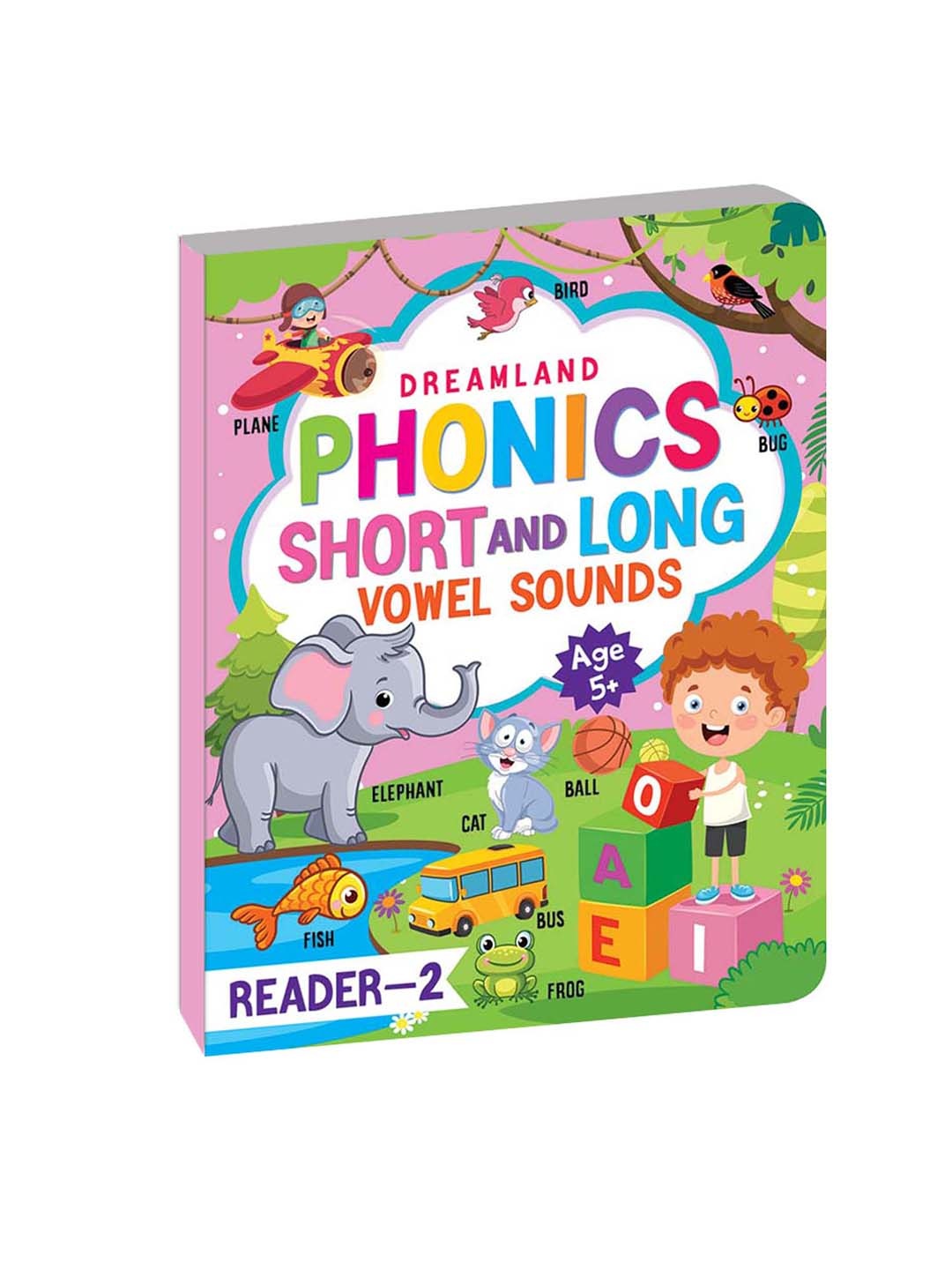 

Dreamland Kids Phonics Reader Short & Long Vowel Sounds - Part 2, Yellow