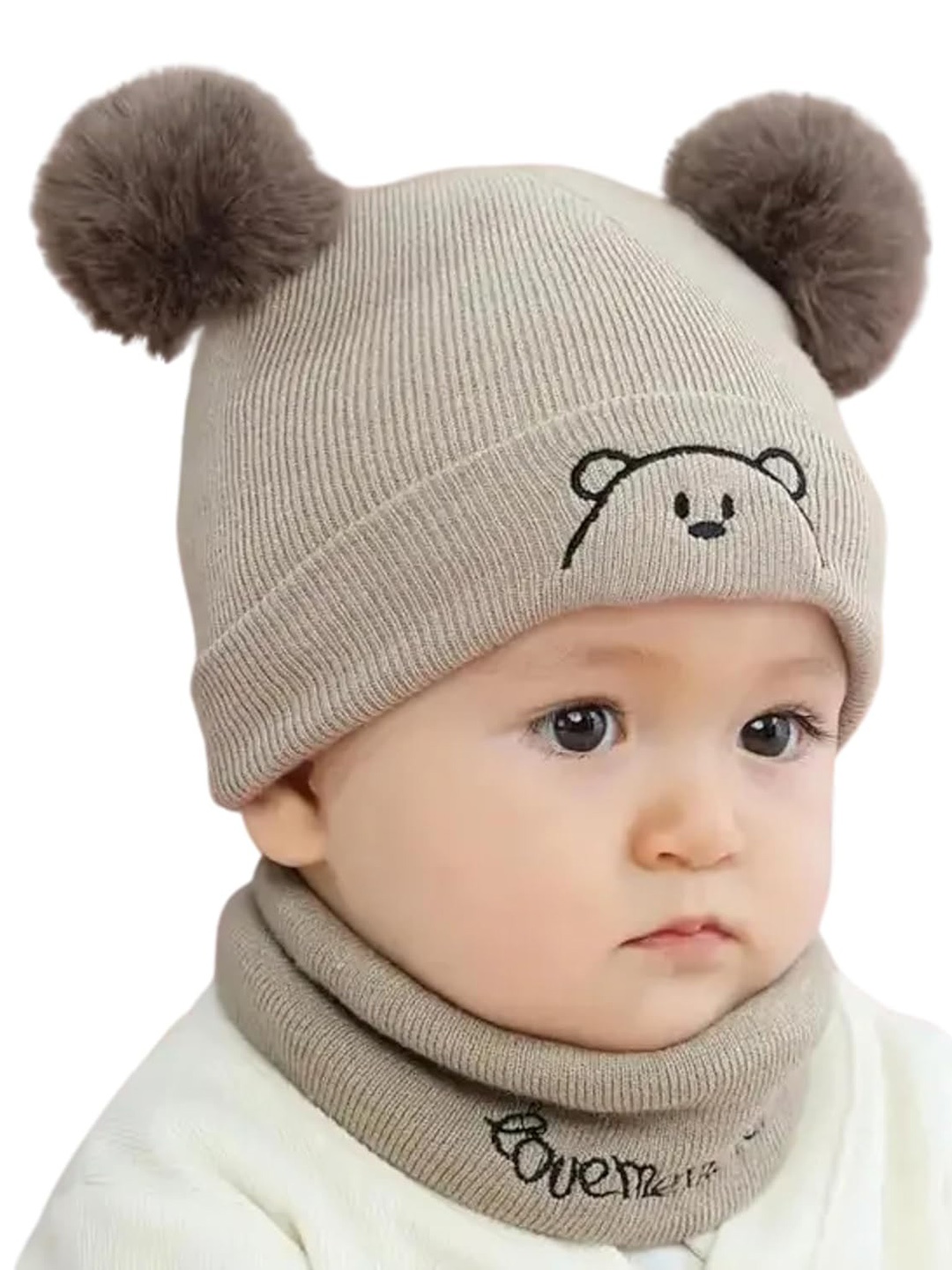 

Zacharias Infant Boys Beige Woollen Beanie