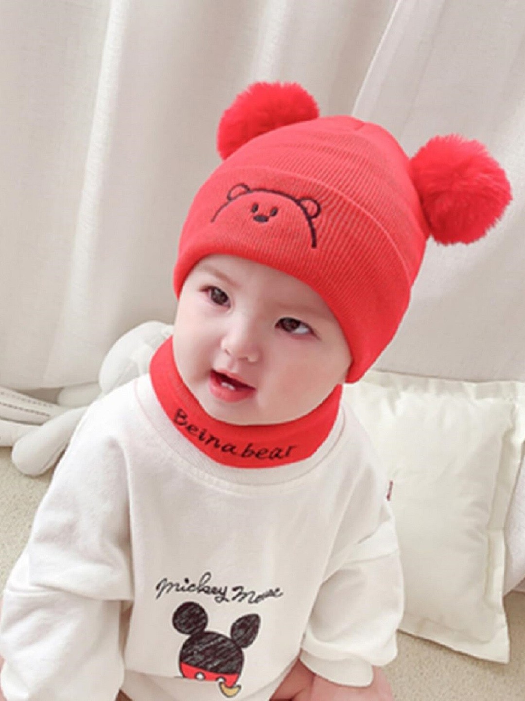 

Zacharias Boys Woollen Beanie, Red