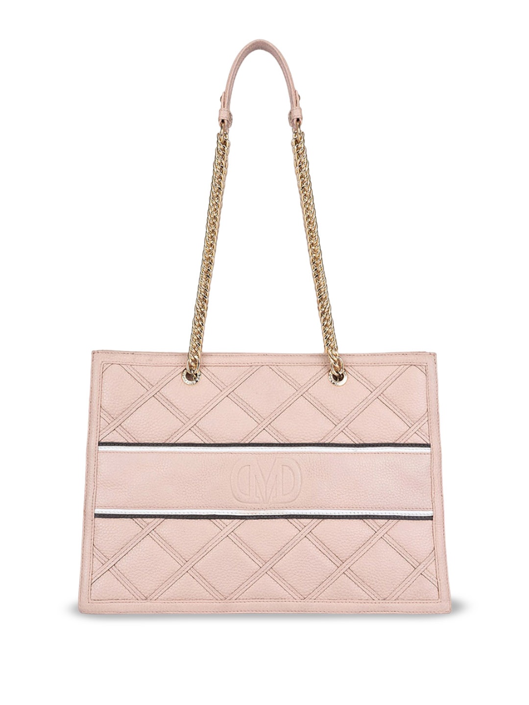 

Da Milano Textured Leather Shoulder Bag, Pink